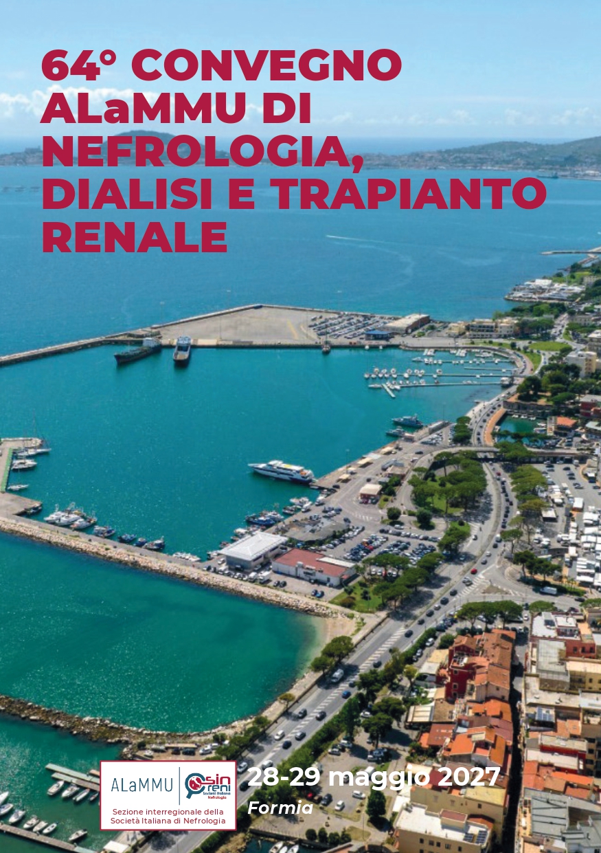Programma 64° CONVEGNO ALAMMU DI NEFROLOGIA, DIALISI E TRAPIANTO RENALE